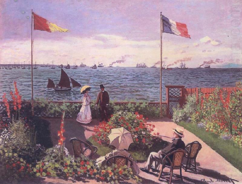 Claude Monet Terrace at Sainte-Adresse china oil painting image